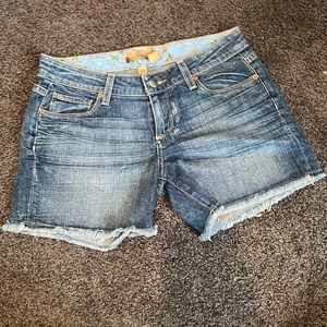 Denim shorts